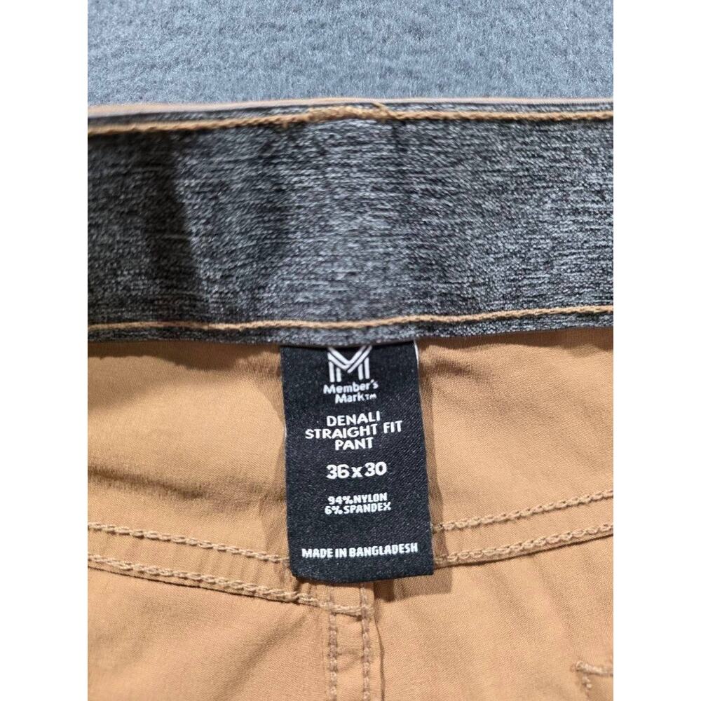 Members Mark Nylon Denali Straight Stretch Pants men 36x30 A008782 - Picture 8 of 12